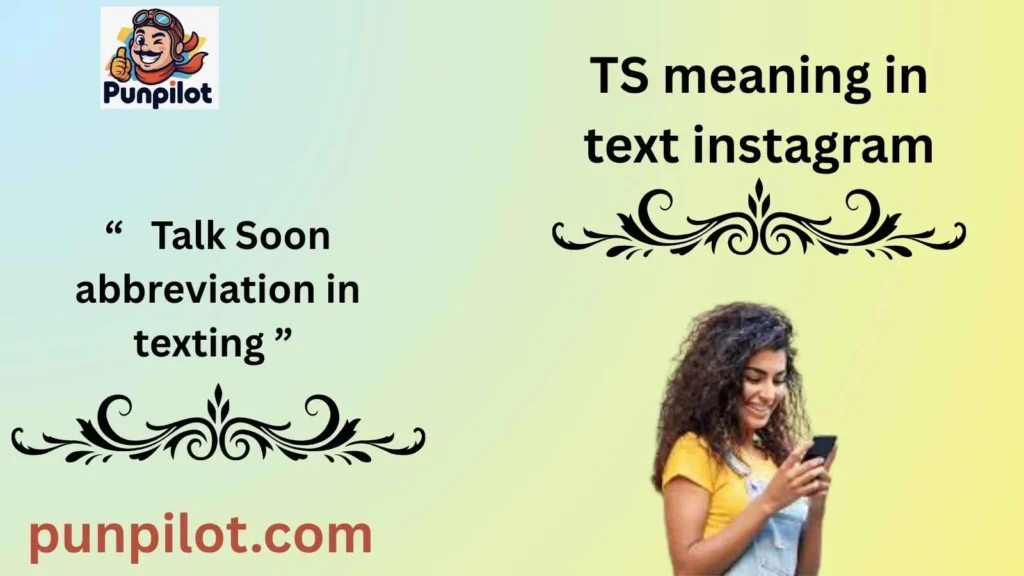 TS meaning in text instagram