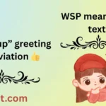 WSP meaning in text